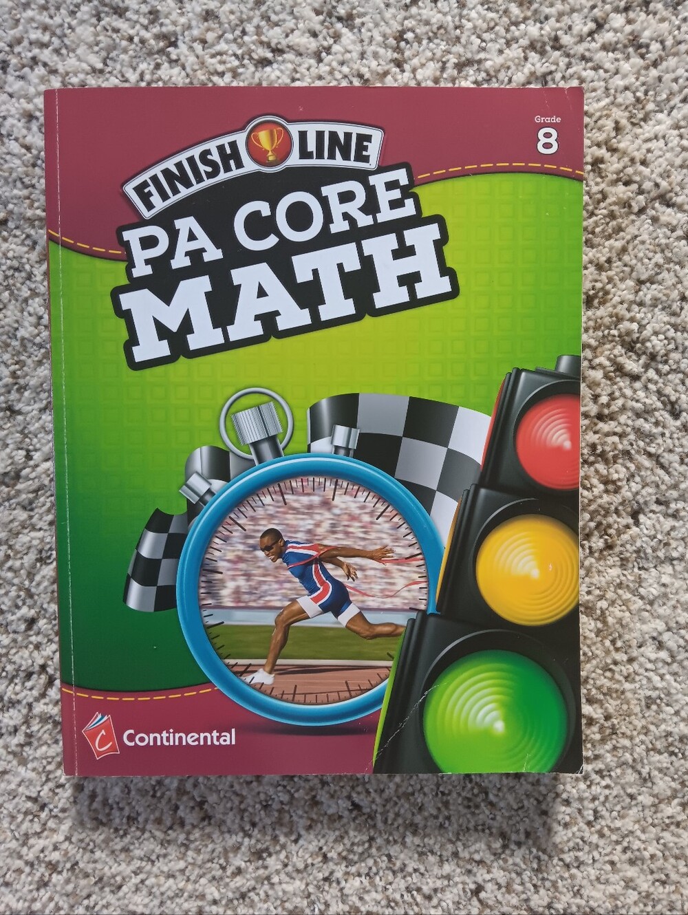 8th Grade Middle School Finish Line Pa Core Math Workbook Continental Homeschool
